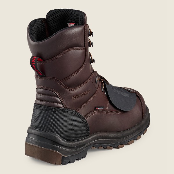 Safety Støvler Herre - Red Wing King Toe® - 8-Inch Waterproof Csa Metguard Toe - Sort/Brune - EYZXDO